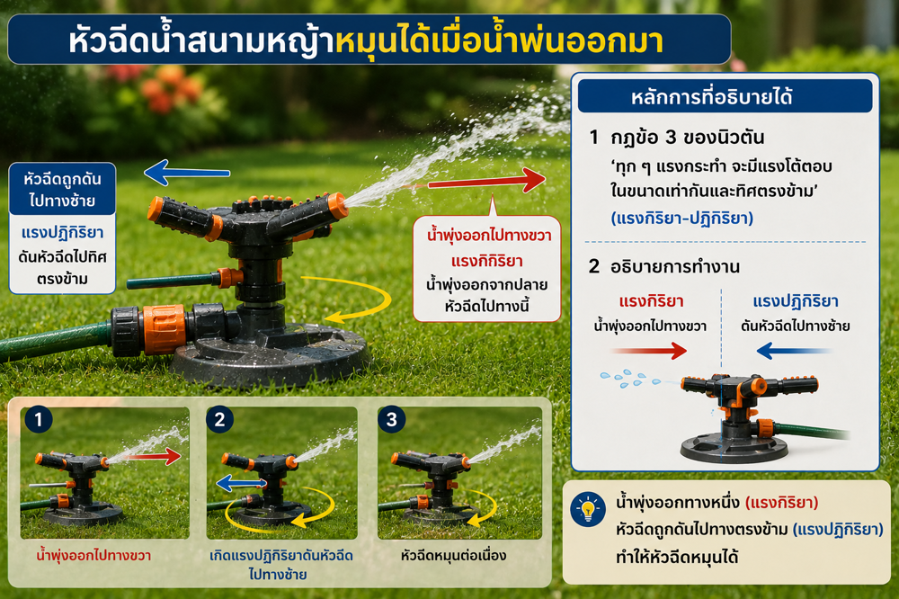 หัวฉีดน้ำ เฉลย