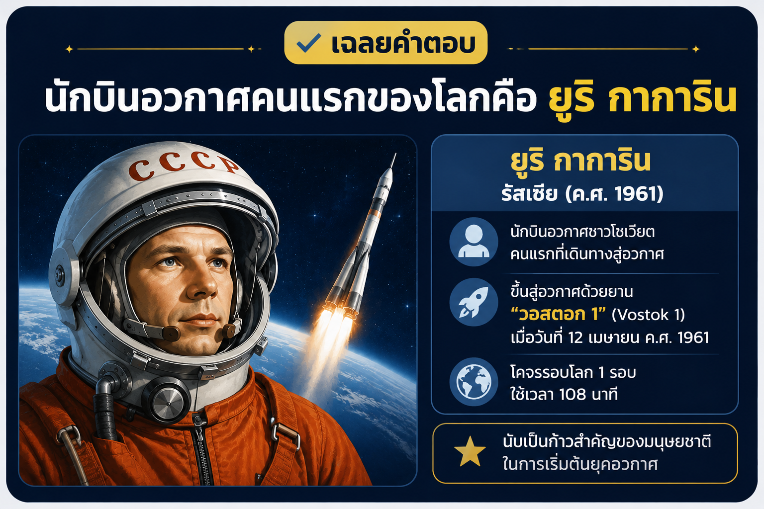 ยานอวกาศ เฉลย